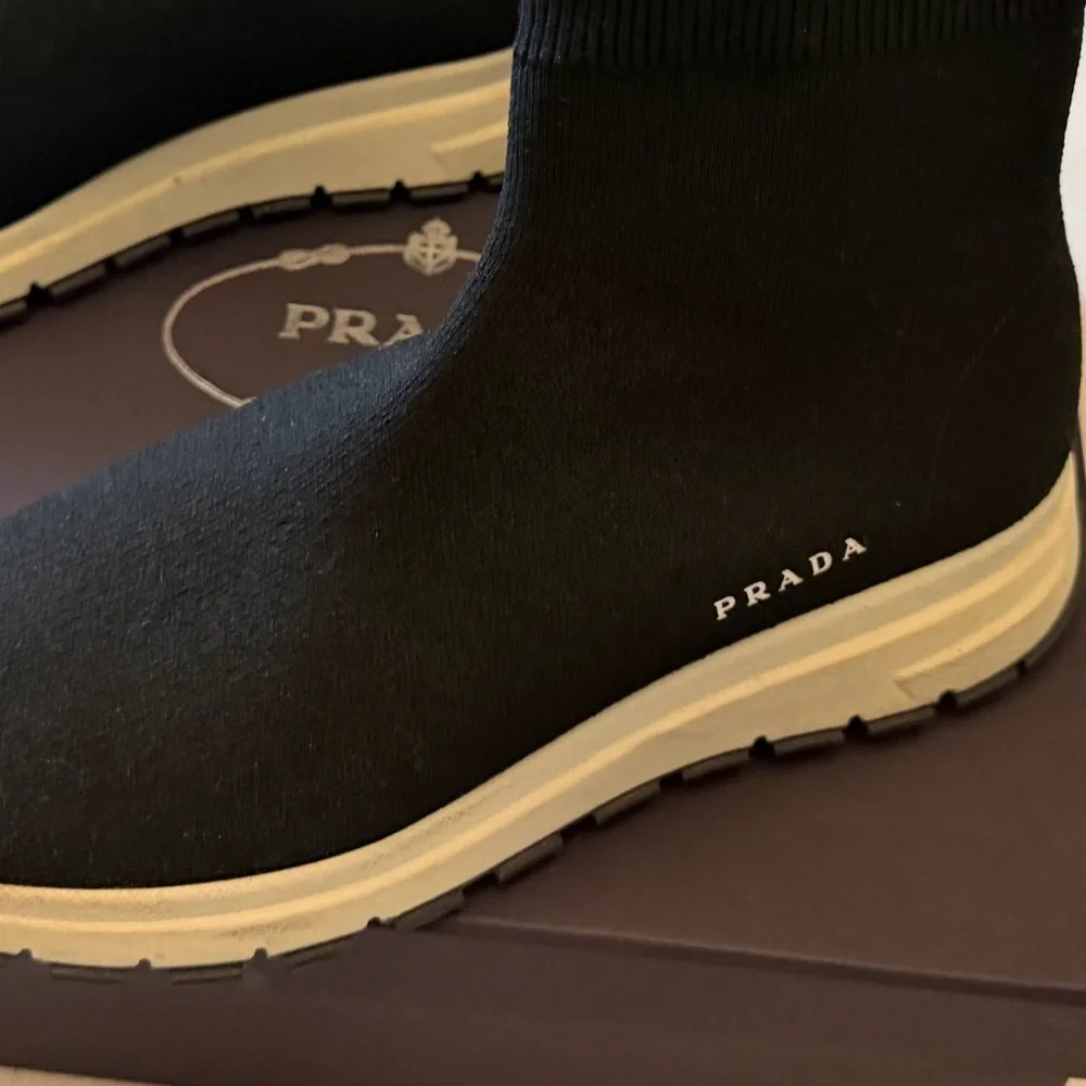 Prada high-top sock sneakers - Picture 4 of 10